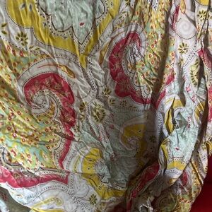 Colorful Paisley Patterned Fabric